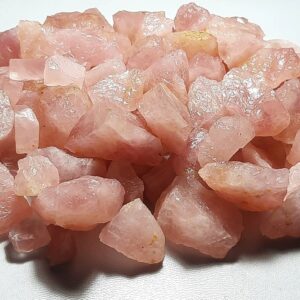 Natural Rose Quartz Druzy Gemstone: Unpolished Rough Slices Natural Rose Quartz Druzy Gemstone: Unpolished Rough Slices
