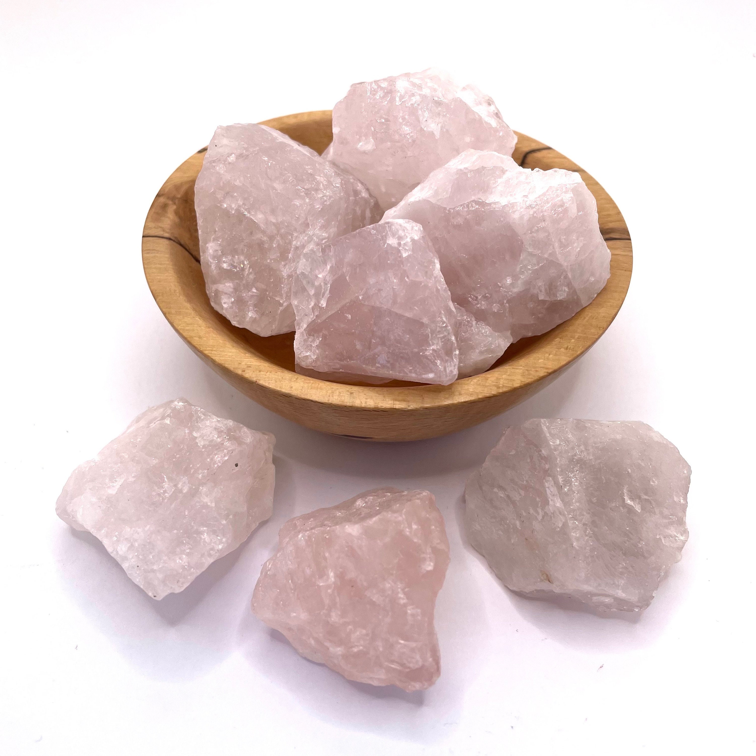 Rose Quartz Raw Natural Pink Rough Stone 1-2''