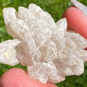 Rare Terminated Rose Quartz Crystal Cluster, Elestial Specimen, Minas Gerais #5 Rare Terminated Rose Quartz Crystal Cluster, Elestial Specimen, Minas Gerais #5