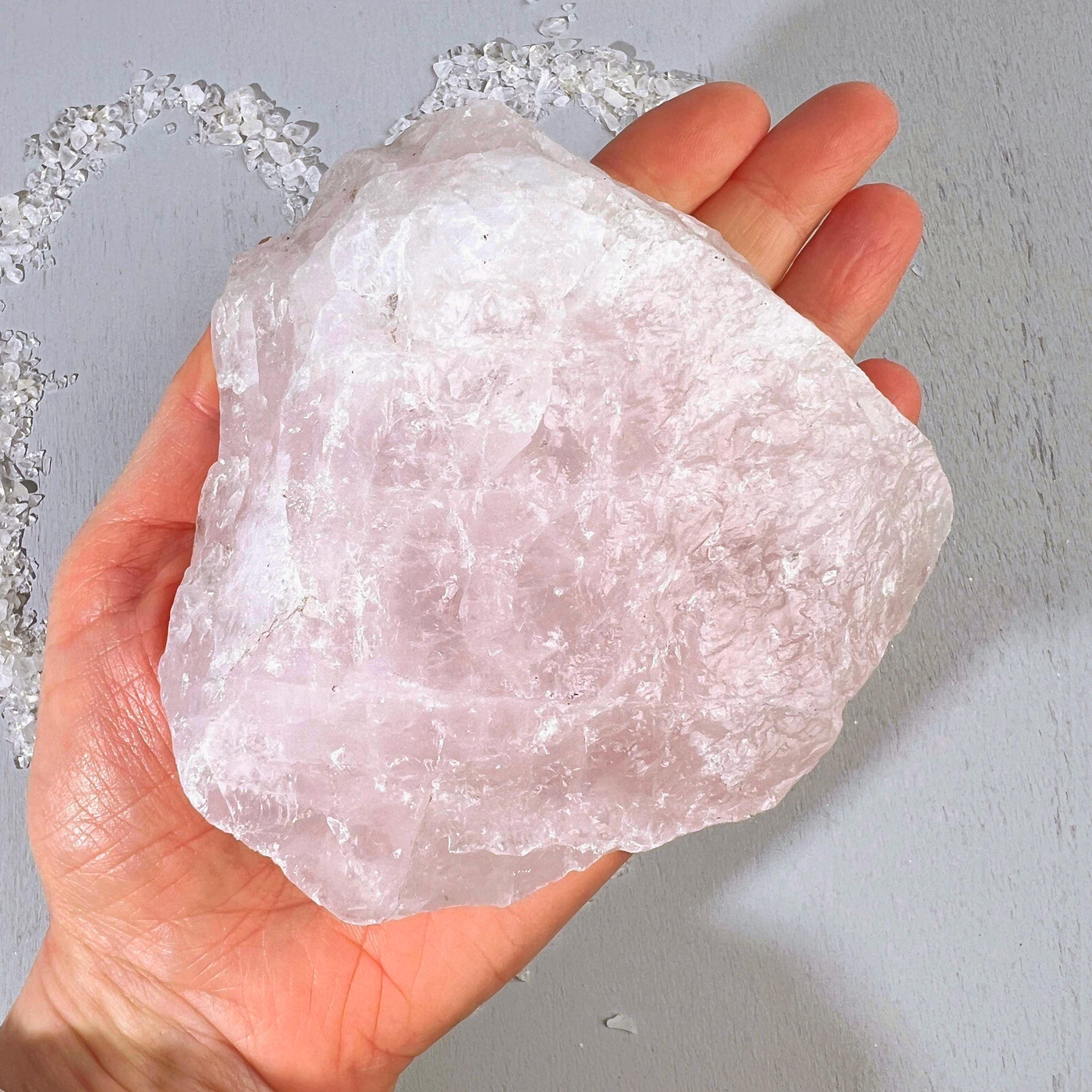 Raw Rose Quartz Stone | Heart Chakra, Taurus Libra Zodiac Gift