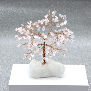 Rose Quartz Tree, Crystal Tree, Crystal Cluster Tree, Crystal Wire Sculpture Tree Of Life, Gemstone Tree, Bonsai Tree, Small Tree Desk Decor Rose Quartz Tree, Crystal Tree, Crystal Cluster Tree, Crystal Wire Sculpture Tree Of Life, Gemstone Tree, Bonsai Tree, Small Tree Desk Decor