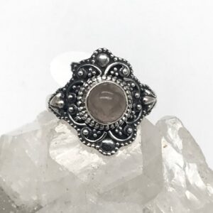 Rose Quartz Ring, Size 5 1/2