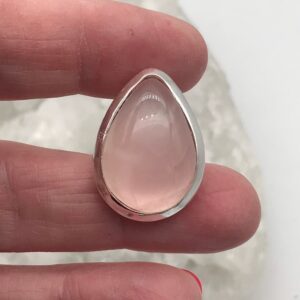 Rose Quartz Ring, Size 6 1/2