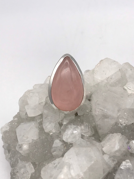 Rose Quartz Ring, Size 7 Rose Quartz Ring, Size 7