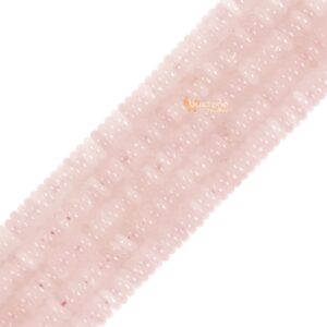 6.5x2mm Rose Quartz Heishi Disc Rondelle Loose Beads 15.5" 6.5x2mm Rose Quartz Heishi Disc Rondelle Loose Beads 15.5"