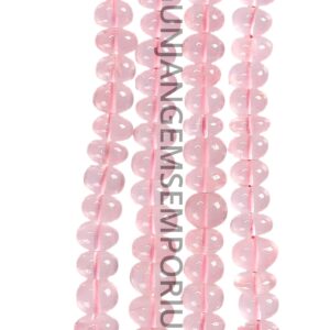 Aaa+ Quality Rose Quartz Smooth Rondelle Beads Natural Pink Rose Quartz Rondelle Smooth Beads 7mm 9mm Rose Quartz Beads Rose Quartz Gemstone Aaa+ Quality Rose Quartz Smooth Rondelle Beads Natural Pink Rose Quartz Rondelle Smooth Beads 7mm 9mm Rose Quartz Beads Rose Quartz Gemstone