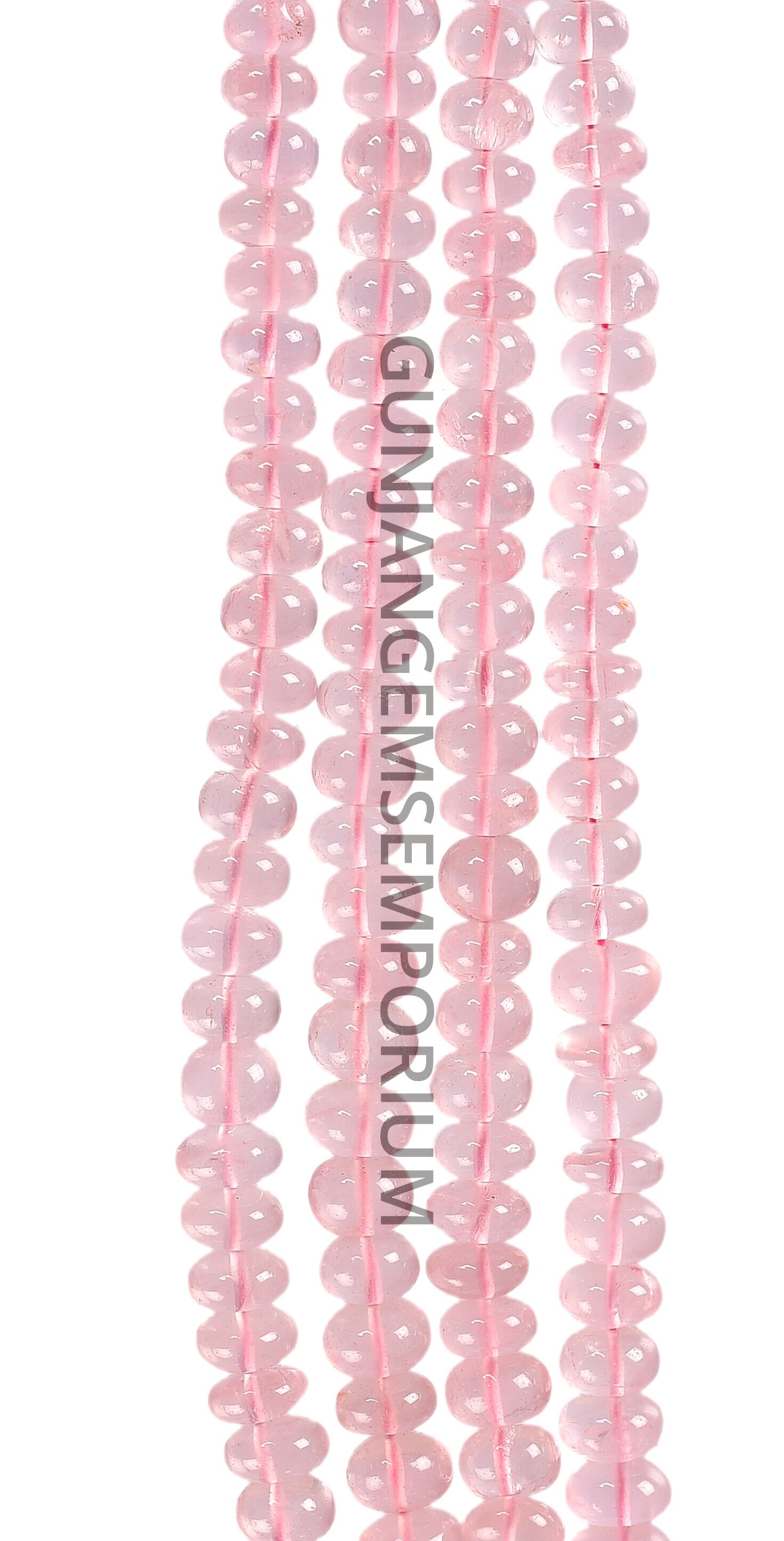 Aaa+ Quality Rose Quartz Smooth Rondelle Beads Natural Pink Rose Quartz Rondelle Smooth Beads 7mm 9mm Rose Quartz Beads Rose Quartz Gemstone