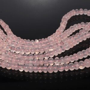 Aaa Rose Quartz Smooth Rondelle Shape Beads, Natural Pink Quartz Rondelle Beads, Plain Rose Quartz Jewelry Making Beads Rose Quartz Gemstone Aaa Rose Quartz Smooth Rondelle Shape Beads, Natural Pink Quartz Rondelle Beads, Plain Rose Quartz Jewelry Making Beads Rose Quartz Gemstone