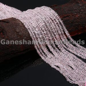 High Quality Rose Quartz Smooth Rondelle Gemstone Beads, Natural Rose Quartz Beads Strand For Jewelry Making Wholesale Beads, Gift High Quality Rose Quartz Smooth Rondelle Gemstone Beads, Natural Rose Quartz Beads Strand For Jewelry Making Wholesale Beads, Gift