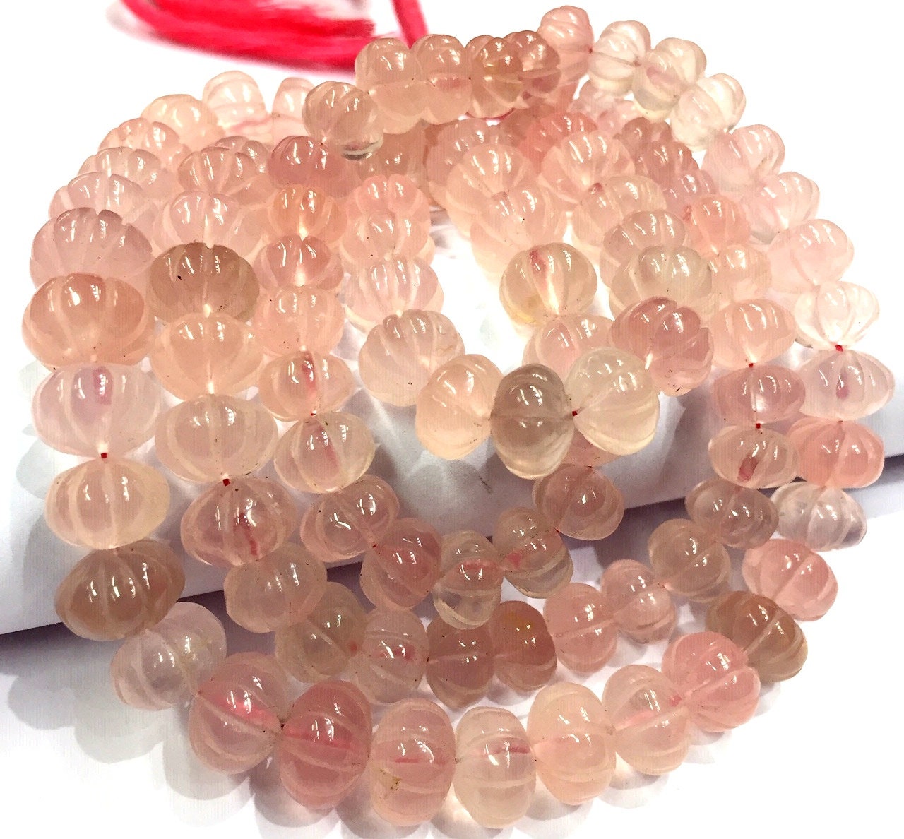 Natural Rose Quartz Melon Beads Rose Quartz Carved Rondelle Beads Rose Quartz Gemstone Beads Rose Quartz String Jewelry Making Beads. Natural Rose Quartz Melon Beads Rose Quartz Carved Rondelle Beads Rose Quartz Gemstone Beads Rose Quartz String Jewelry Making Beads.
