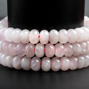 Natural Pink Rose Quartz Gemstone Grade Aa Rondelle 6x4mm 8x5mm Loose Beads Natural Pink Rose Quartz Gemstone Grade Aa Rondelle 6x4mm 8x5mm Loose Beads