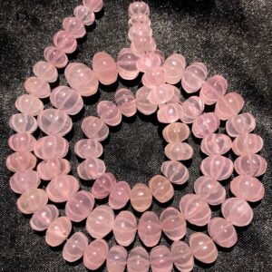 Pink Rose Quartz Carved Melon Shape Beads 8mm To 11mm Rose Quartz Carved Rondelle Beads Rose Quartz Beads Carvings 20” Rose Quartz Pumpkins Pink Rose Quartz Carved Melon Shape Beads 8mm To 11mm Rose Quartz Carved Rondelle Beads Rose Quartz Beads Carvings 20” Rose Quartz Pumpkins