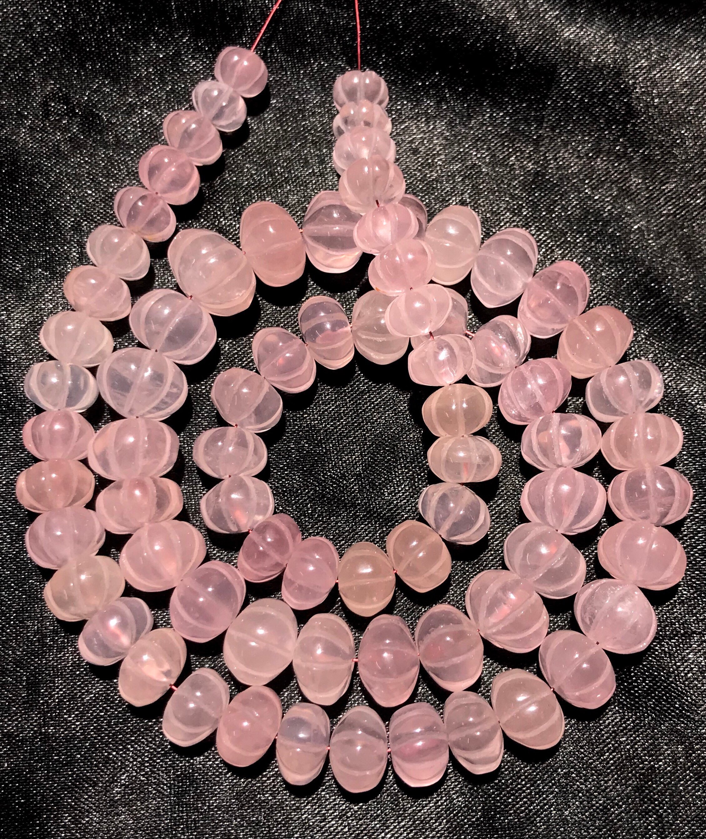 Pink Rose Quartz Carved Melon Shape Beads 8mm To 11mm Rose Quartz Carved Rondelle Beads Rose Quartz Beads Carvings 20” Rose Quartz Pumpkins Pink Rose Quartz Carved Melon Shape Beads 8mm To 11mm Rose Quartz Carved Rondelle Beads Rose Quartz Beads Carvings 20” Rose Quartz Pumpkins