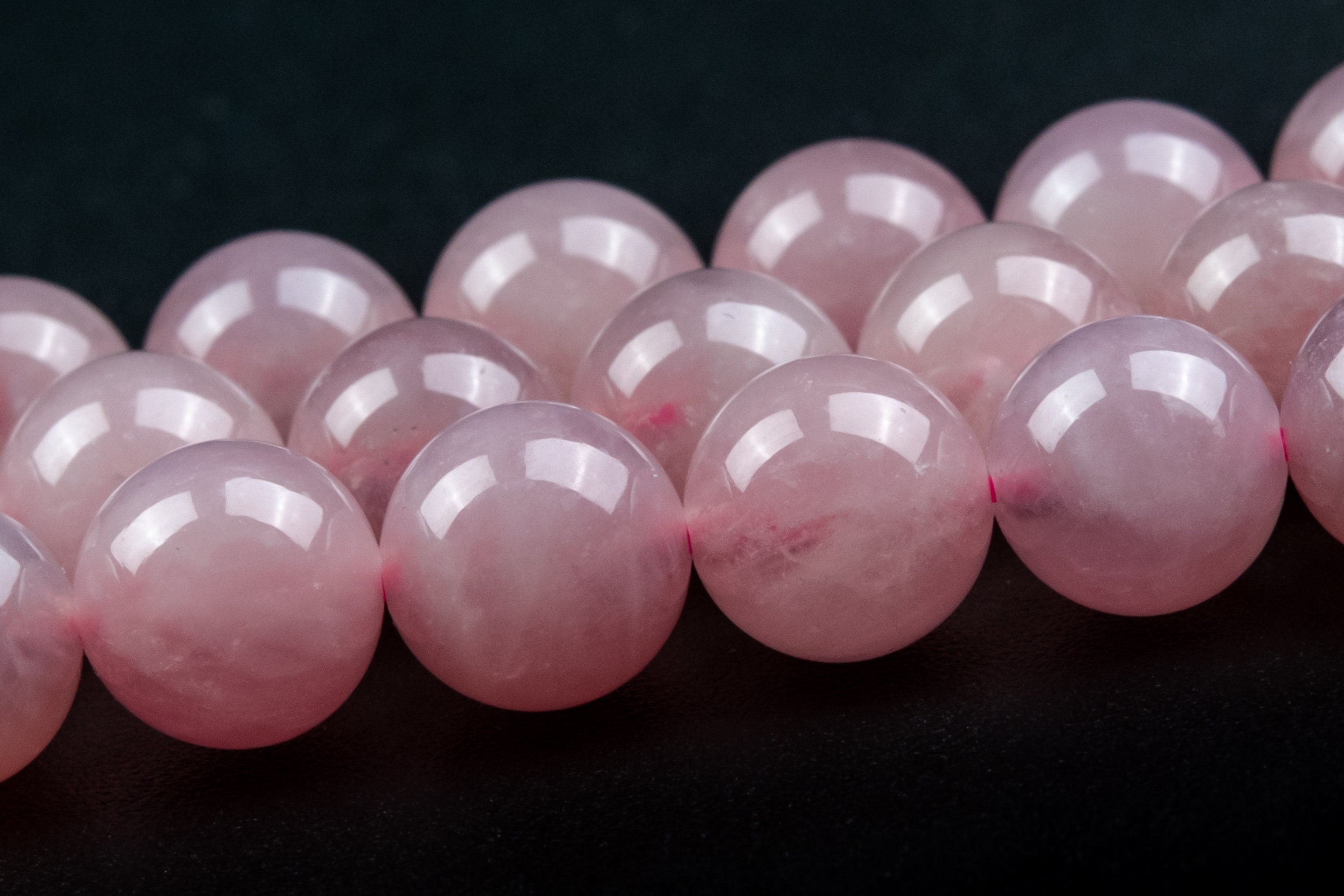 7-8mm Pink Madagascar Rose Quartz Beads Grade Aaa Genuine Natural Gemstone Round Loose Beads 15" / 7.5" Bulk Lot Options (121664)