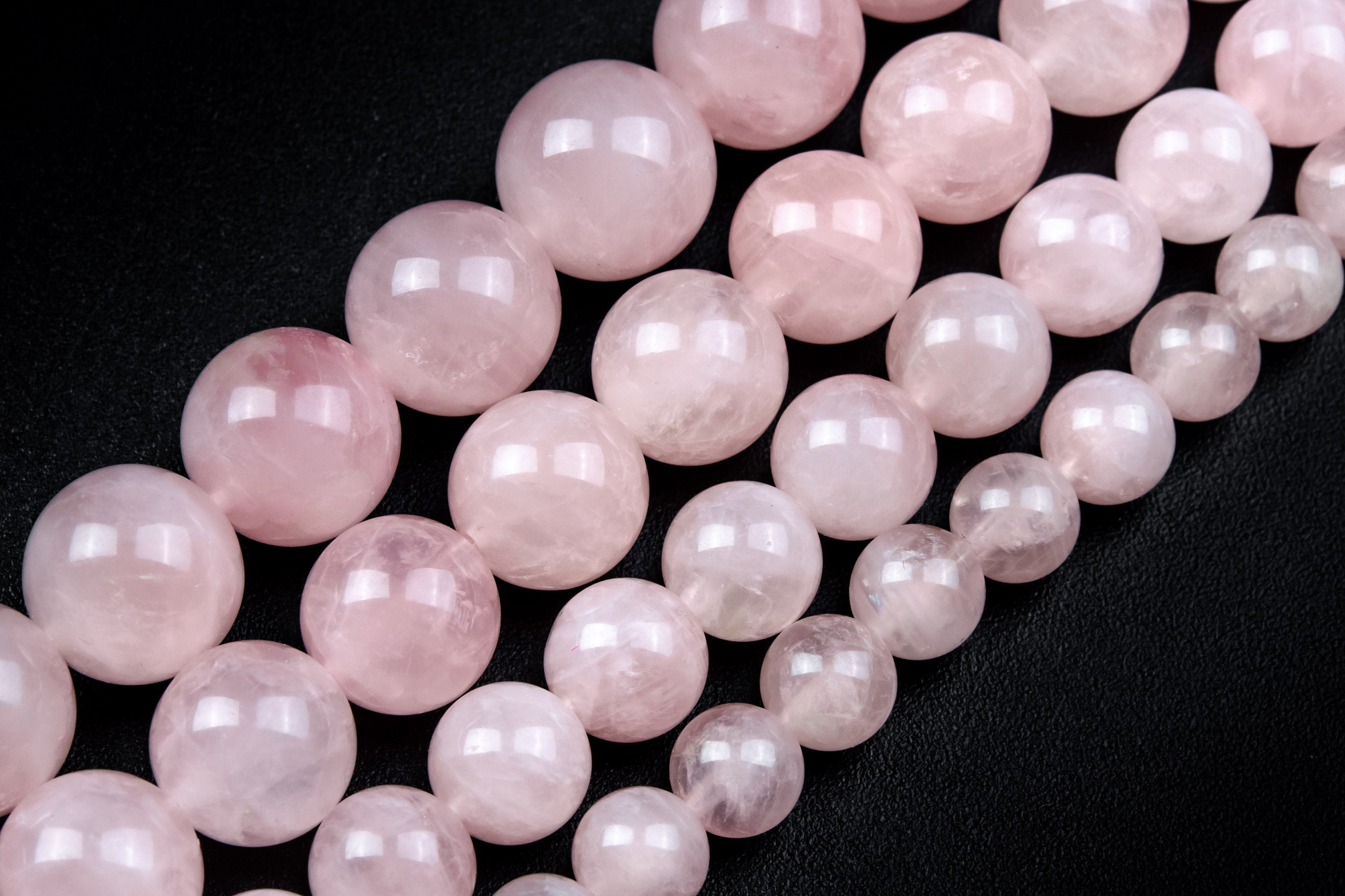 Madagascar Rose Quartz Beads Genuine Natural Grade Aaa Gemstone Round Loose Beads 8mm 10mm 12mm Bulk Lot Options