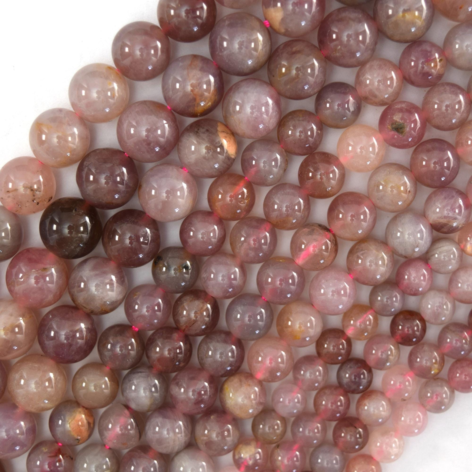 Natural Madagascar Lavender Rose Quartz Round Beads 15.5" Strand 6mm 8mm 10mm Natural Madagascar Lavender Rose Quartz Round Beads 15.5" Strand 6mm 8mm 10mm