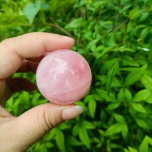 AAA Rose Quartz Sphere (30-40mm): Crystal Ball