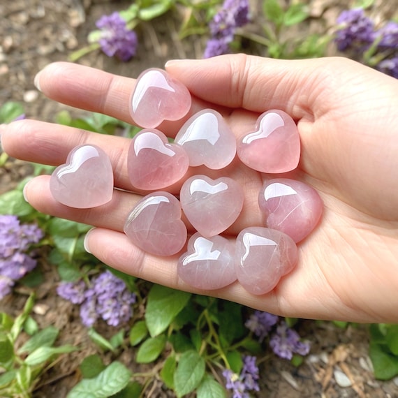 Rose Quartz Hearts: Wedding Decor, Heartfelt Gifts