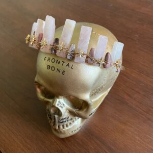 Rose Quartz Starry Crystal Crown