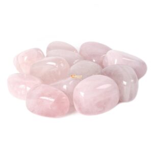 1/2LB Rose quartz Tumbled Stone Specimen Collection Pocket Worry Healing Crystal Reiki