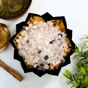 1 lb Rose Quartz Tumbled Chip Crystals – Polished Gemstones, Jewelry Supplies