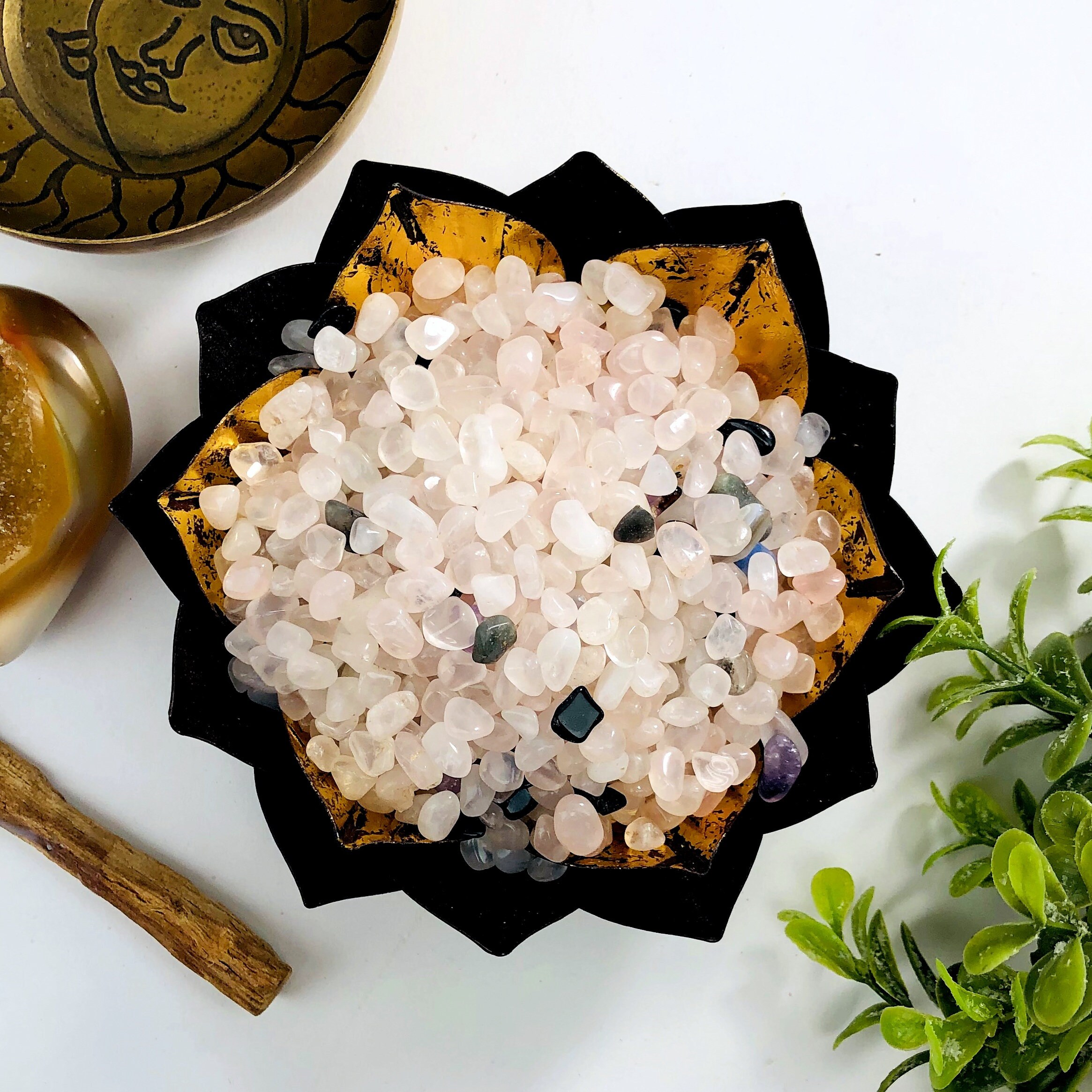 1 Lb Rose Quartz Tumbled Chip Crystals – Polished Gemstones, Jewelry Supplies 1 Lb Rose Quartz Tumbled Chip Crystals – Polished Gemstones, Jewelry Supplies