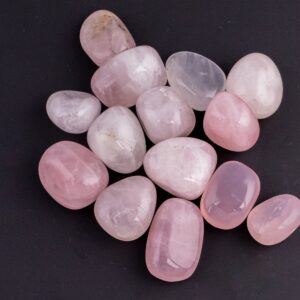 1 pc Natural Rose Quartz Medium Tumbled Stone- .5 inch-1.25 inch 1 pc Natural Rose Quartz Medium Tumbled Stone- .5 inch-1.25 inch