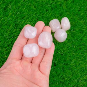 1 Pc Natural Rose Quartz Medium Large Tumbled Stone- 0.8-1.5 Inch