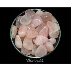 1 Xl Gemmy Rose Quartz Tumbled Stone Extra Quality Find True Love #rq52