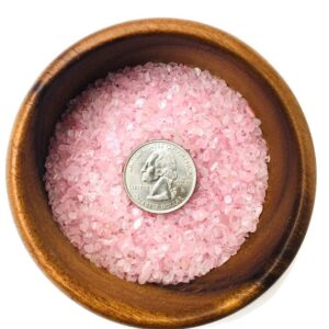 200g Tumbled Rose Quartz Crystals: Xxs Mini Gemstone Chips