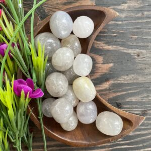 Blue Rose Quartz, Blue Rose Tumble, Qty. 1