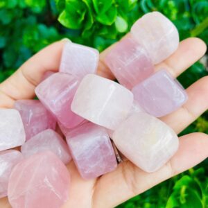Tumbled Rose Quartz Crystal: Polished Pink Gemstone (20-25mm)