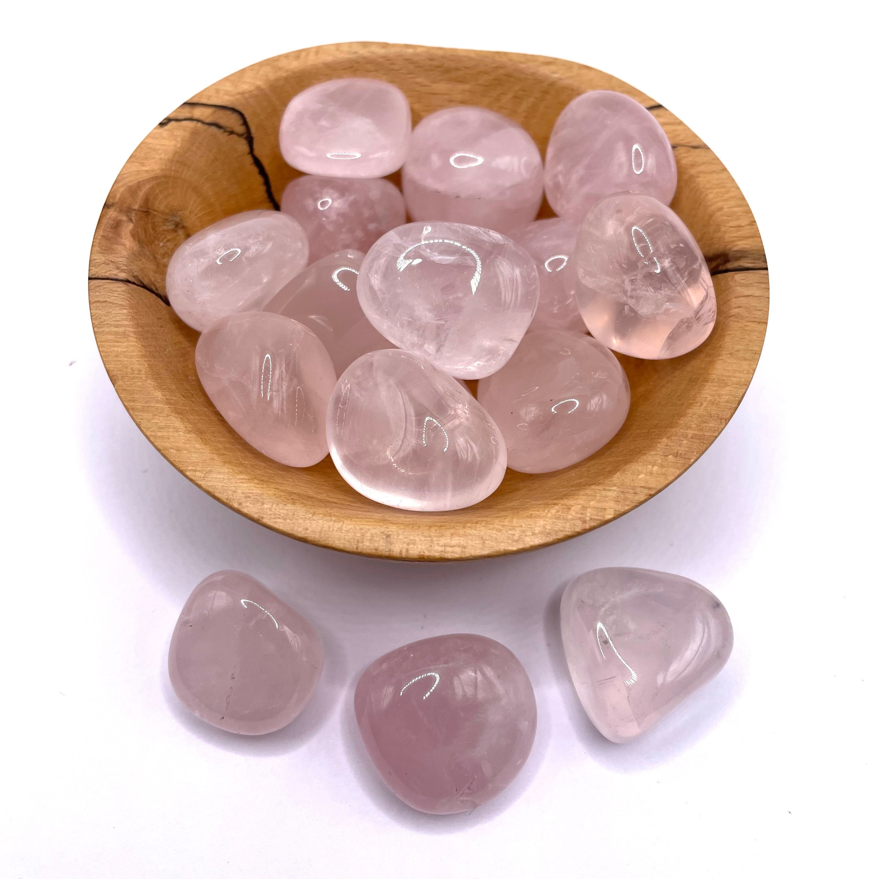 Gemmy Rose Quartz Tumbled Gemstone