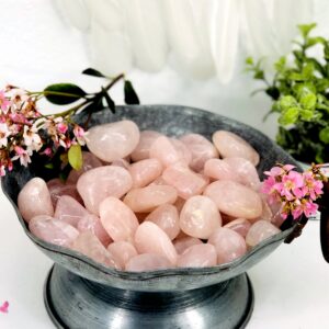 Rose Quartz Large Tumbled Stone - Big Polished Stones -  Choose 1, 5, 10 Pieces