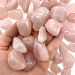 Tumbled Rose Quartz, Rose Quartz Pocket Stone, Healing Rose Quartz, T-47 Tumbled Rose Quartz, Rose Quartz Pocket Stone, Healing Rose Quartz, T-47