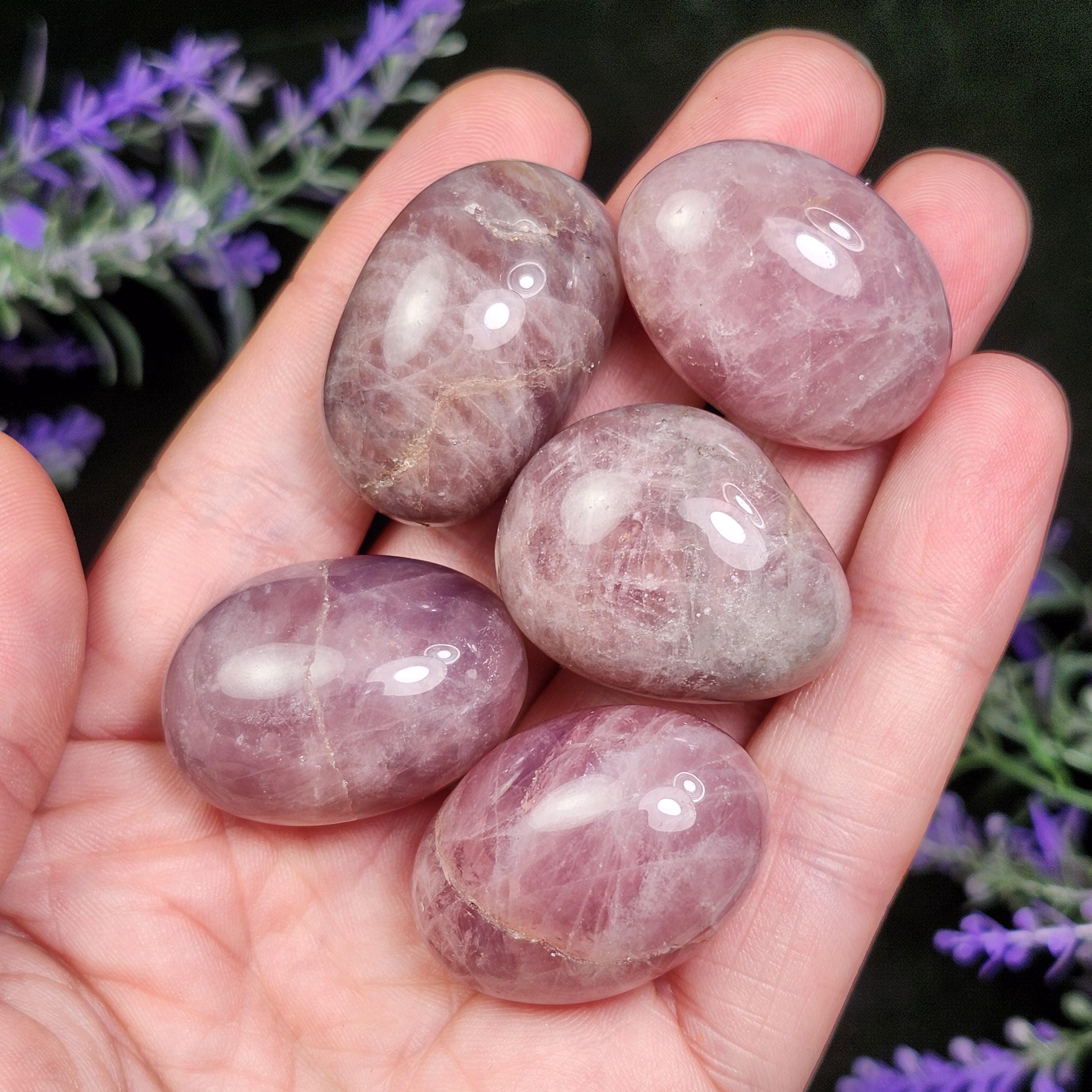 Purple Rose Quartz Crystal - Rose Quartz Crystal - Polished Rose Quartz - Rose Quartz Stone - Rose Quartz Tumble - Rose Quartz Madagascar