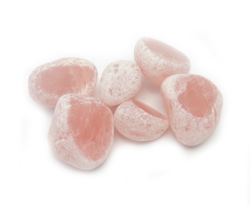 Tumbled Rose Quartz Seer Stone – Ema River Window Crystal