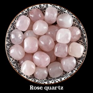 Rose Quartz Tumbled Stone, Love And Compassion, Altar Ritual Gemstone