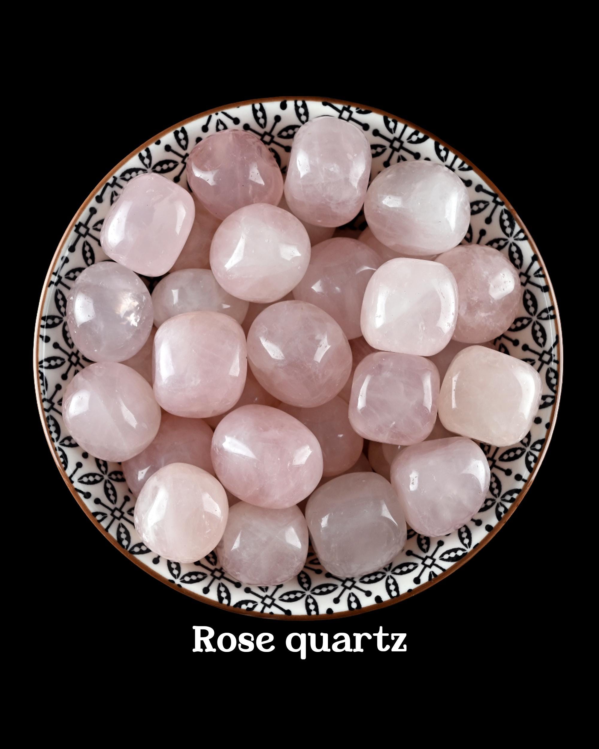 Rose Quartz Tumbled Stone, Love And Compassion, Altar Ritual Gemstone