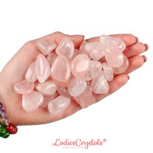 Rose Quartz Tumbled Stone, Polished Pink Crystal, Unconditional Love And Harmony Gem