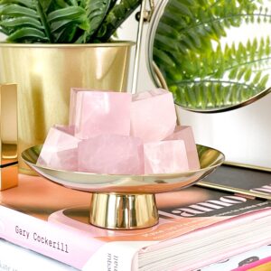 Rose Quartz Tumbled Stones: Healing Crystals (25-30mm)