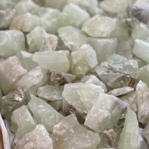 ROUGH GREEN CALCITE Premium Grade... Raw Green Calcite Premium Grade