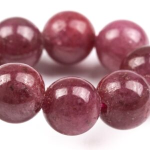7mm Ruby Beads Red Bracelet Grade Aaa Genuine Natural Round Gemstone 7" (124860h-4120) 7mm Ruby Beads Red Bracelet Grade Aaa Genuine Natural Round Gemstone 7" (124860h-4120)