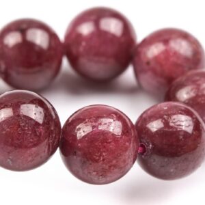 9-10mm Ruby Beads Red Bracelet Grade Aaa Genuine Natural Round Gemstone 7.5" (124898h-4123) 9-10mm Ruby Beads Red Bracelet Grade Aaa Genuine Natural Round Gemstone 7.5" (124898h-4123)