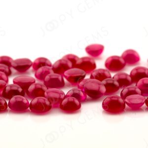 Ruby Cabochon 4mm Round - Per Stone