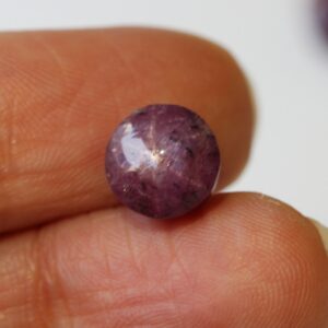 8.5mm Star Ruby Cabochon, 1pc Natural Star Ruby For Ring / Star Ruby Pendant / Star Ruby Earrings Loose Star Ruby - Pksg262