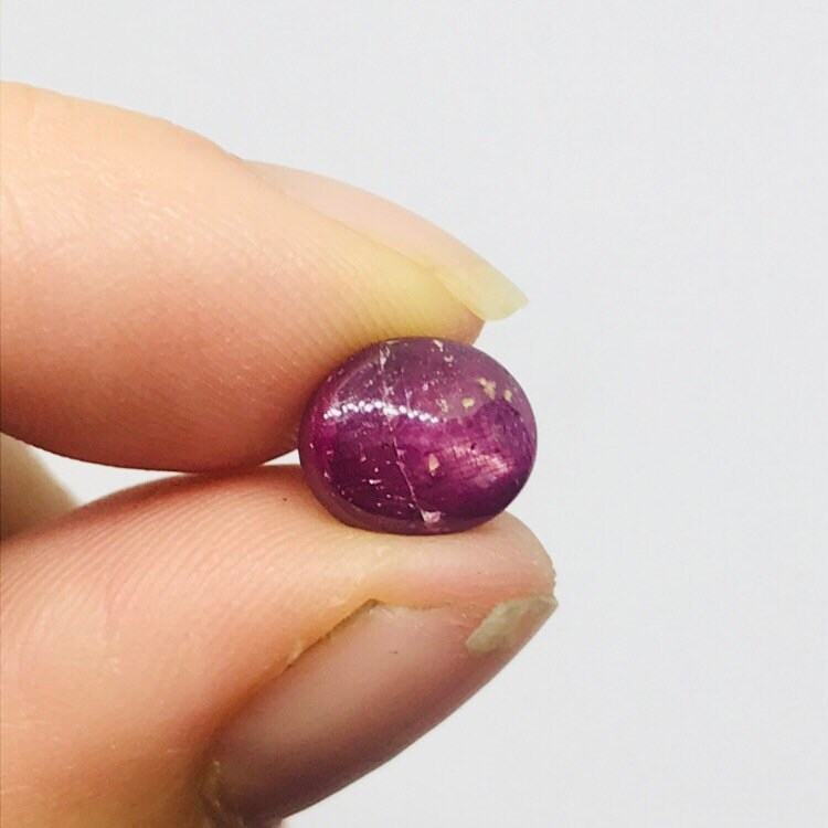 Gorgeous Star Ruby - Cabochon - Jewelry Making - Metaphysical Star Ruby - Tools
