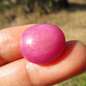 Natural Ruby Cabochon: Healing Crystal Jewelry Piece (32.15 Crt)