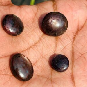 Natural RUBY Silky Star Ruby Cabochon Natural Star Ruby Jewelry Making Supply Star Ruby Corundum Crystal Family 130 Carat Free Size