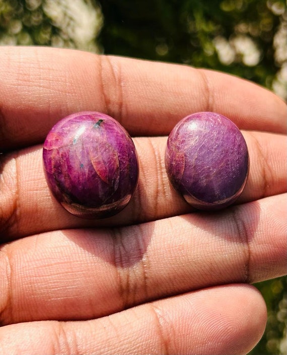 Natural Ruby Silky Star Ruby Cabochon Natural Star Ruby Jewelry Making Supply Star Ruby Corundum Crystal Family 85 Carat Free Size